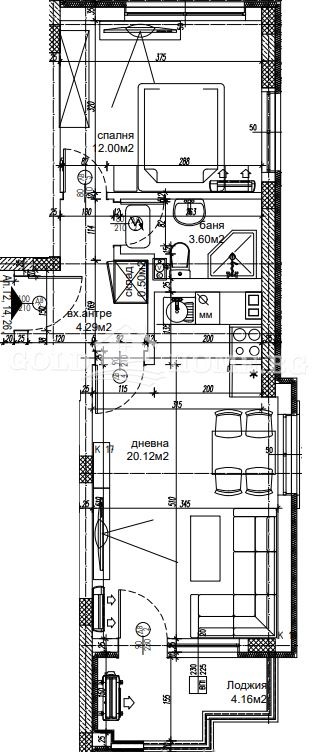 Myytävänä  1 makuuhuone Plovdiv , Hristo Smirnenski , 67 neliömetriä | 90171577 - kuva [2]