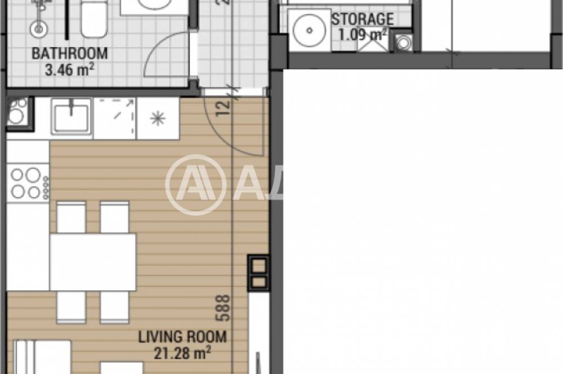 Продава 3-СТАЕН, гр. София, м-т Камбаните, снимка 2 - Апартаменти - 53493970