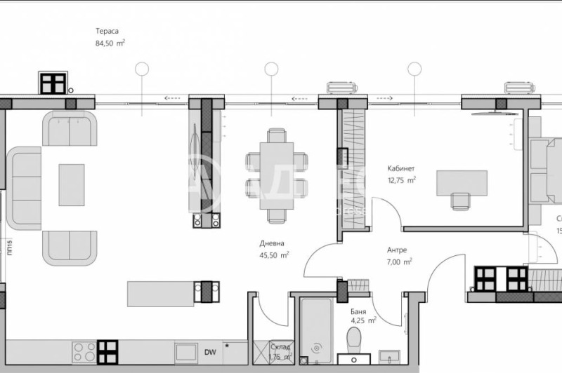 Na prodej  2 ložnice Plovdiv , Christo Smirnenski , 99 m2 | 93013407 - obraz [5]