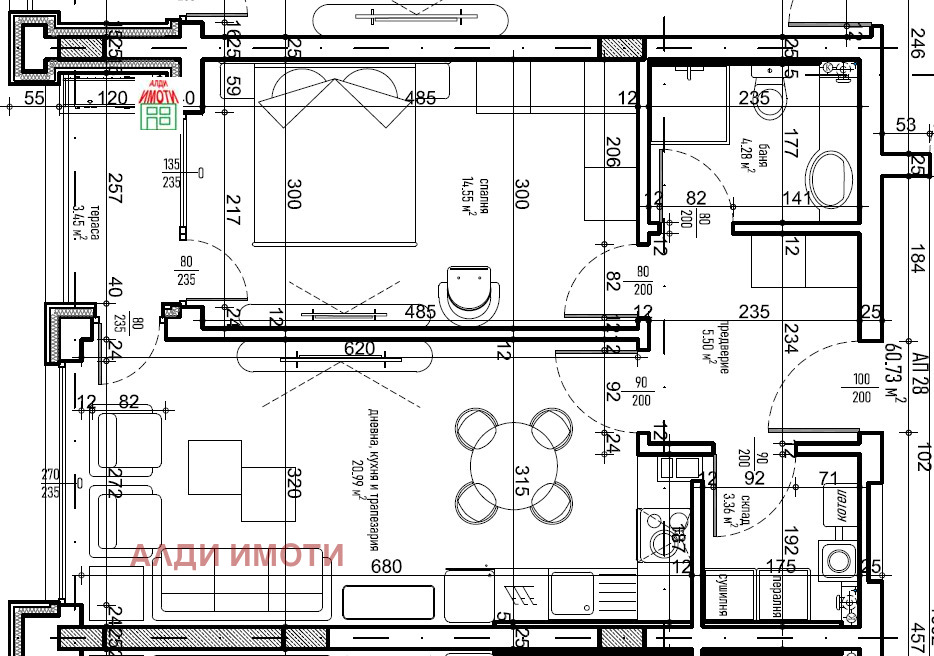 Продава 2-СТАЕН, гр. София, Малинова долина, снимка 17 - Апартаменти - 54309583