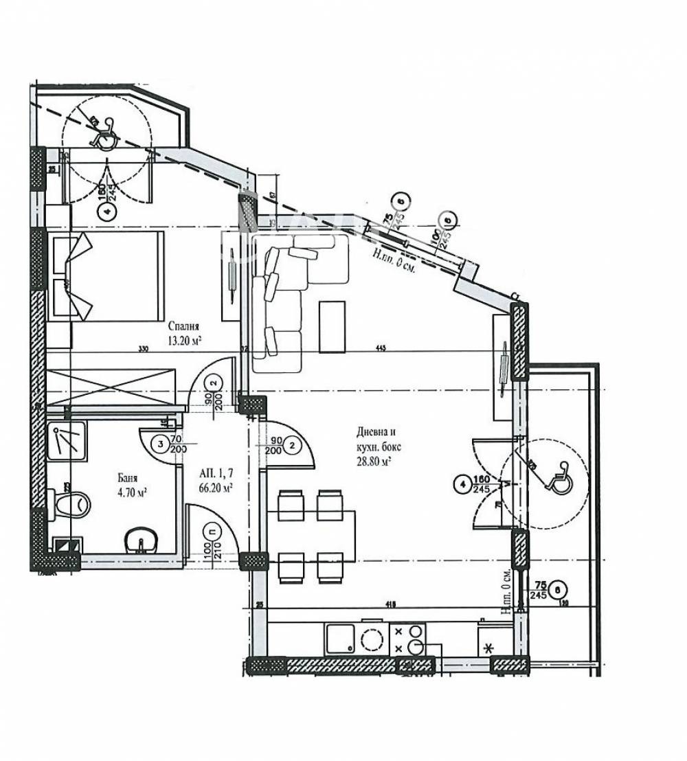 Продава 2-СТАЕН, гр. София, Манастирски ливади, снимка 4 - Апартаменти - 56314211