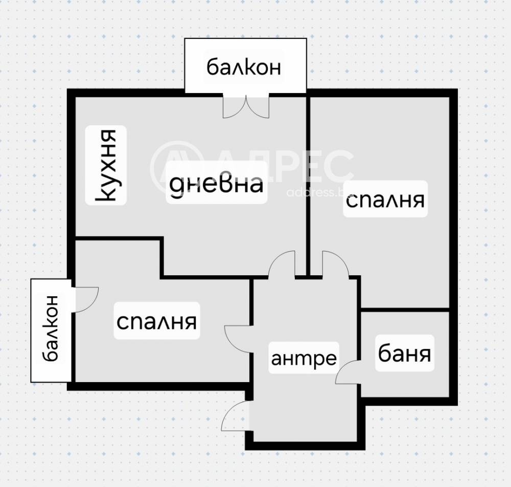 Продава 3-СТАЕН, гр. София, Докторски паметник, снимка 4 - Апартаменти - 54414360