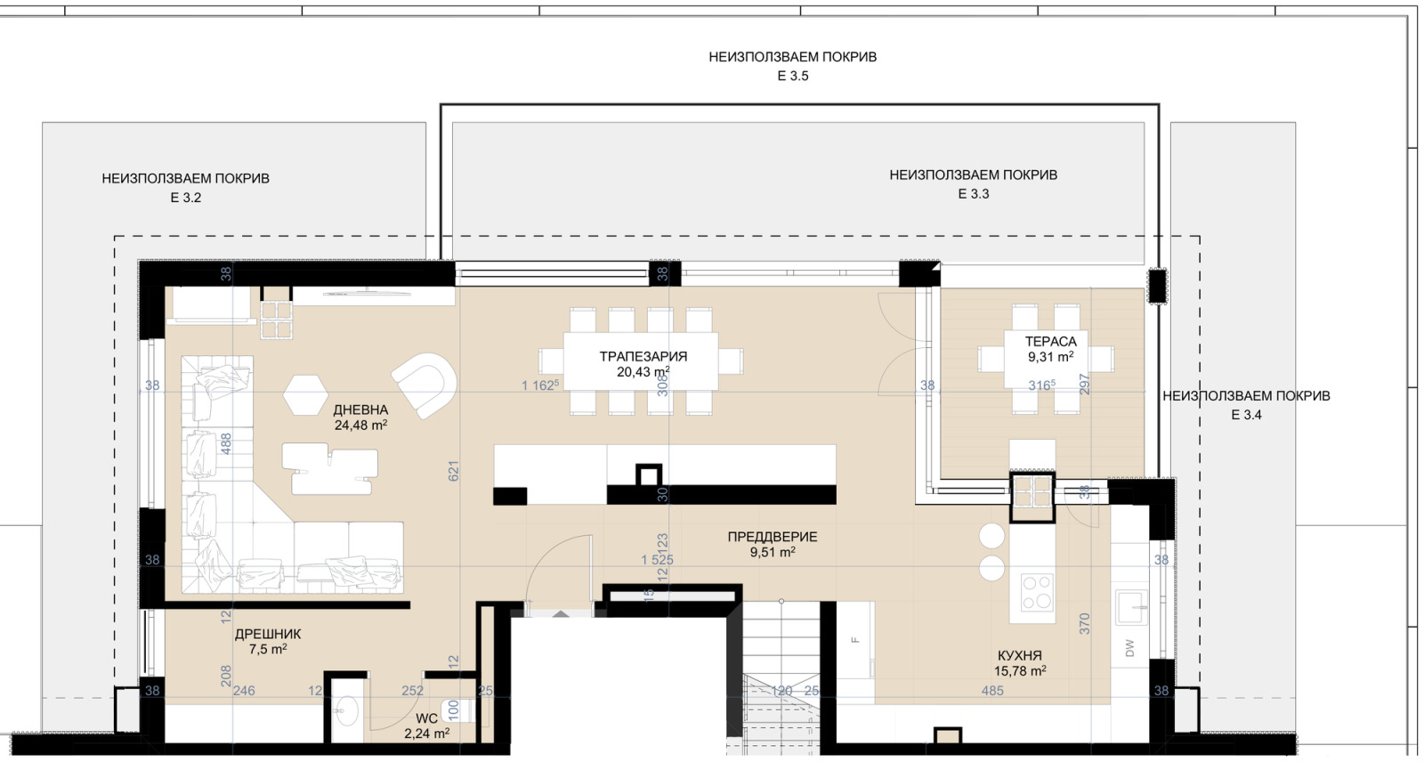 Продава МЕЗОНЕТ, гр. София, в.з.Симеоново - Драгалевци, снимка 2 - Апартаменти - 53944871