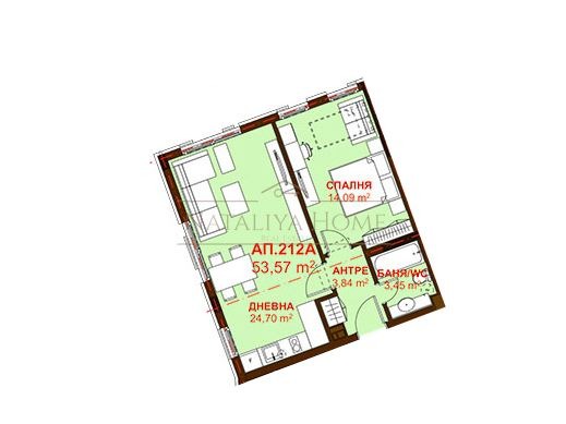 Til salg  1 soveværelse Burgas , Sarafovo , 64 kvm | 94384801 - billede [6]