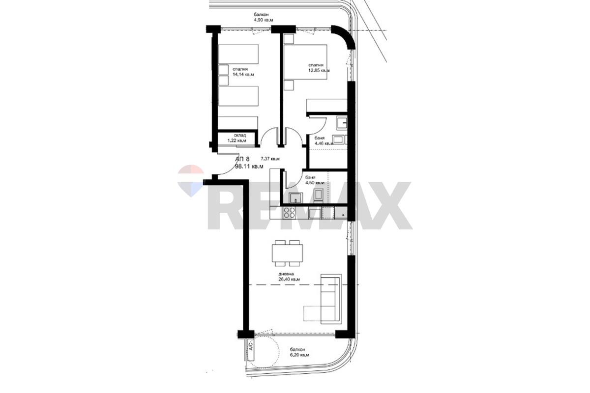 Продава 3-СТАЕН, гр. Варна, Трошево, снимка 5 - Апартаменти - 55522379