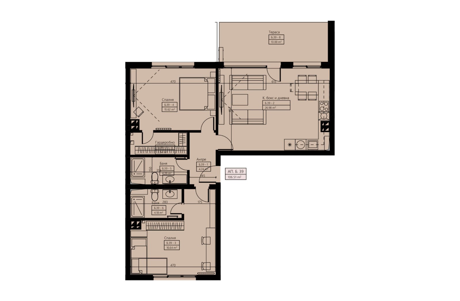 Продава 3-СТАЕН, гр. София, Малинова долина, снимка 9 - Апартаменти - 55744805