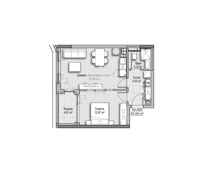 Продава 2-СТАЕН, гр. София, Витоша, снимка 3 - Апартаменти - 55397386
