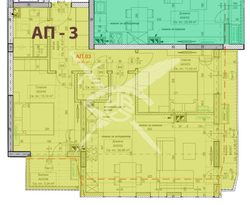 Продава 3-СТАЕН, гр. София, Овча купел, снимка 1 - Aпартаменти - 48718444