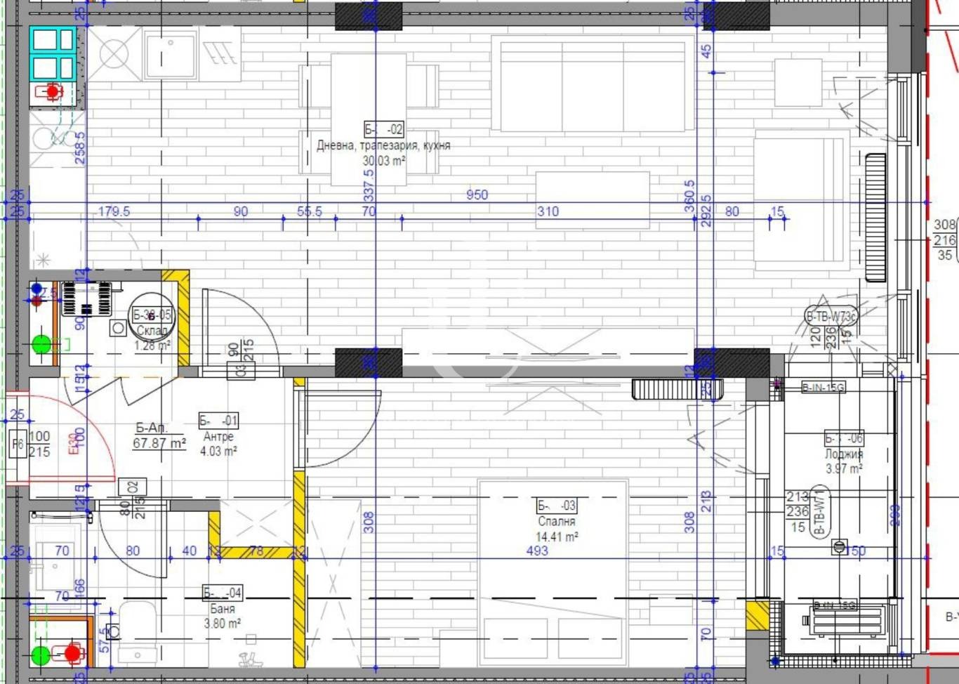 Продава 2-СТАЕН, гр. София, Кръстова вада, снимка 7 - Апартаменти - 54341488