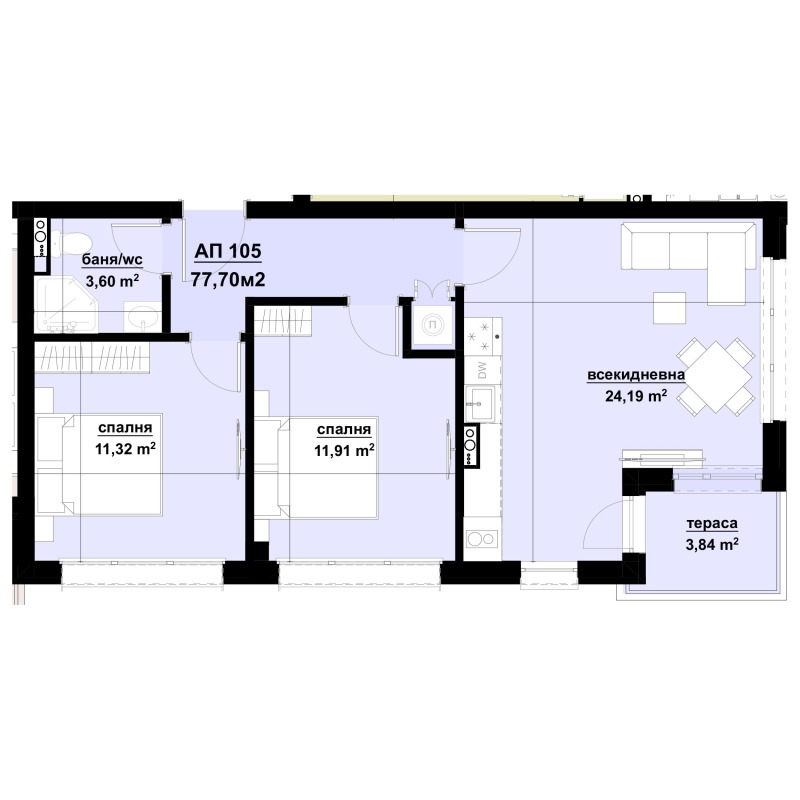 Продава  3-стаен област Бургас , гр. Созопол , 77 кв.м | 81074249 - изображение [4]