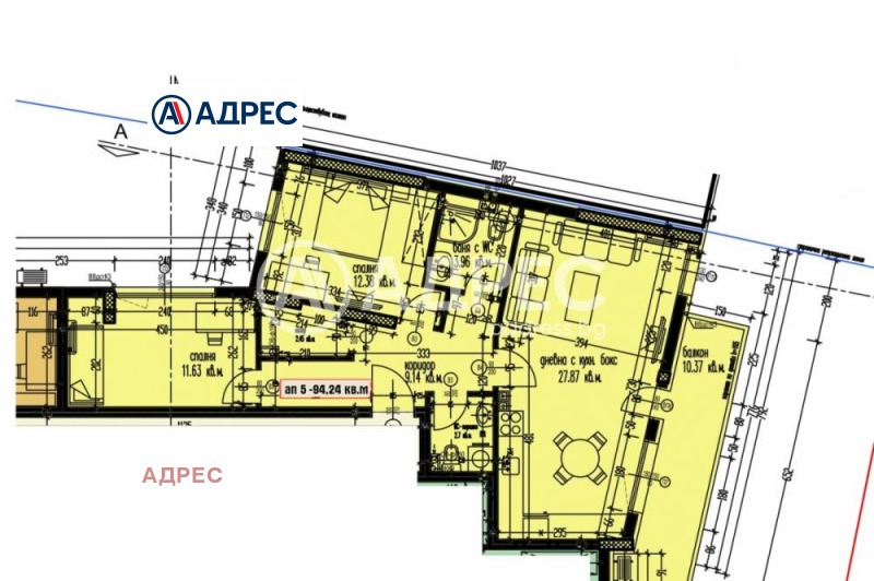 Продаја  2 спаваће собе Варна , Аспарухово , 106 м2 | 32178991