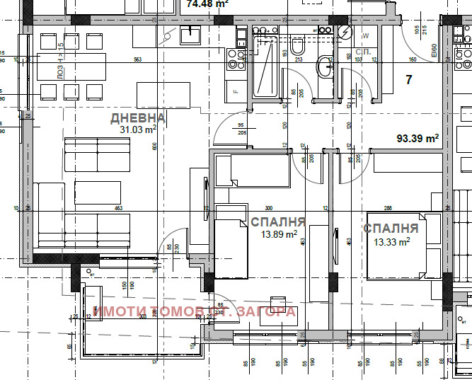 Satılık  2 yatak odası Stara Zagora , Kazanski , 112 metrekare | 60108201 - görüntü [5]