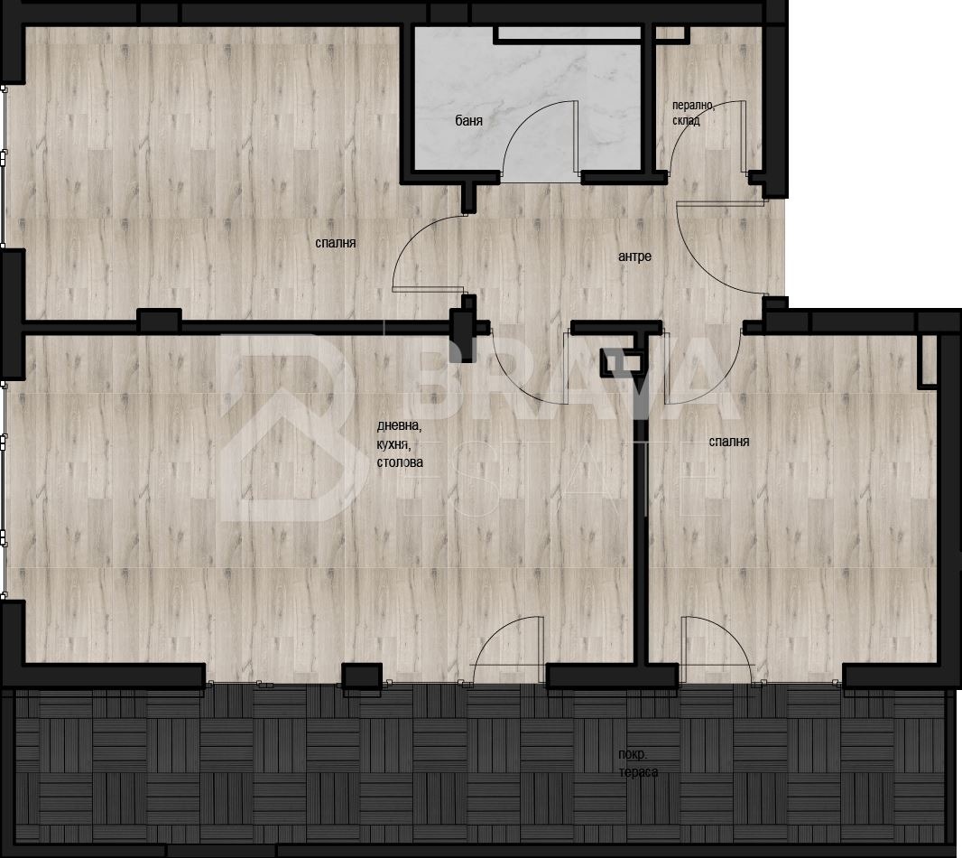 Продава 3-СТАЕН, гр. Пловдив, Коматевски възел, снимка 2 - Апартаменти - 51496225