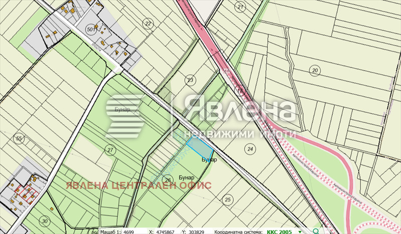 Продава ПАРЦЕЛ, с. Храбърско, област София област