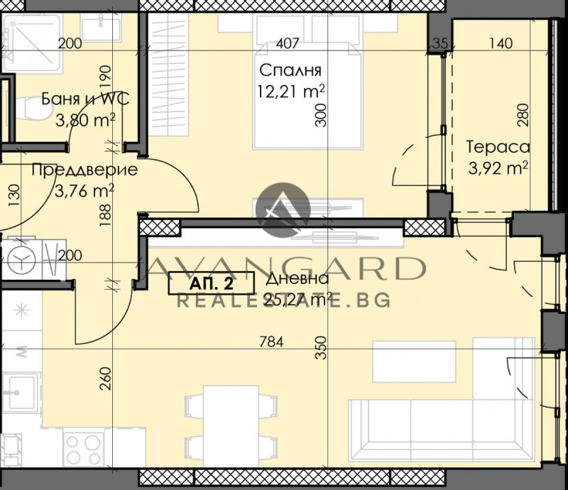 Zu verkaufen  1 Schlafzimmer Plowdiw , Trakija , 72 qm | 71419419 - Bild [4]