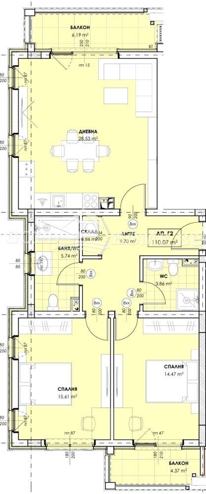 Продава 3-СТАЕН, гр. Пловдив, Остромила, снимка 6 - Aпартаменти - 49099716