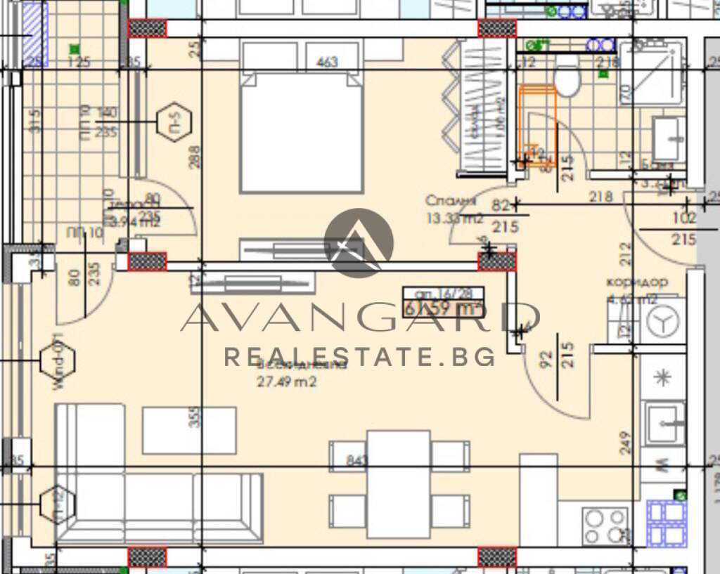 Продава 2-СТАЕН, гр. Пловдив, Тракия, снимка 5 - Апартаменти - 54204955