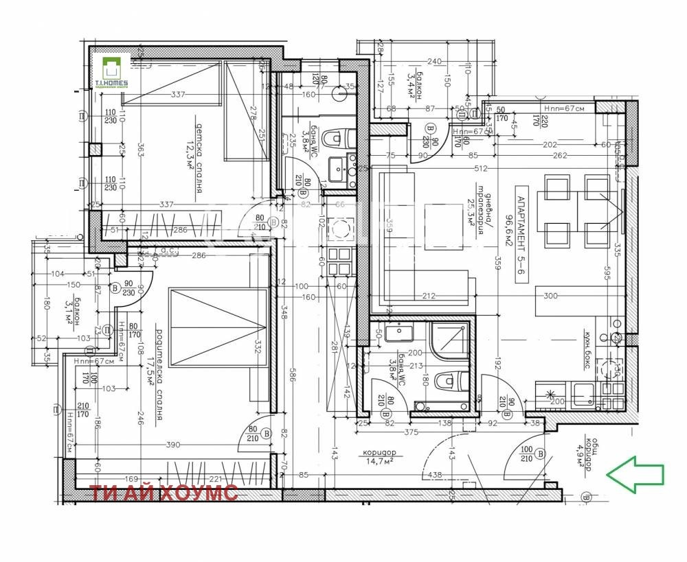 Продава 3-СТАЕН, гр. София, Витоша, снимка 6 - Апартаменти - 54328952