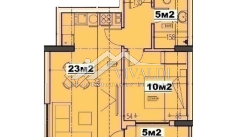 Продаја  1 спаваћа соба Варна , Изгрев , 59 м2 | 65809034 - слика [3]