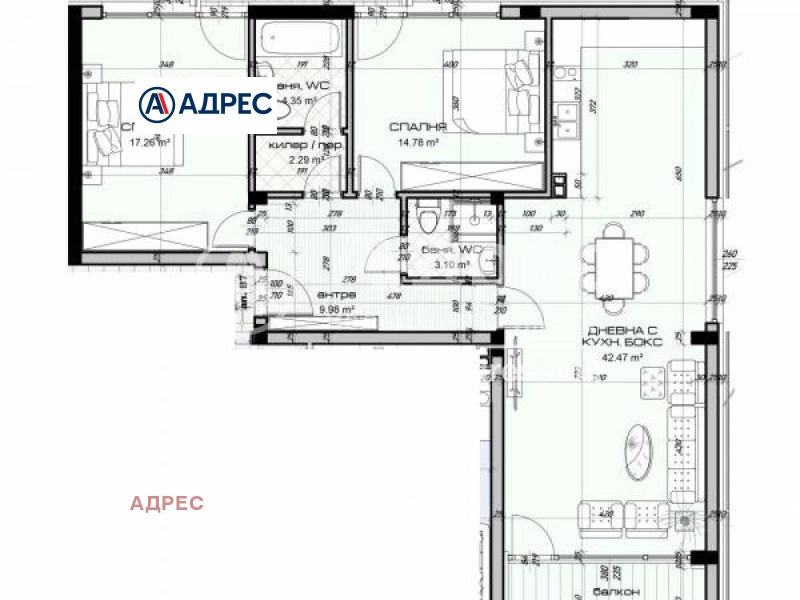 In vendita  2 camere da letto Varna , Vinitsa , 144 mq | 91565381 - Immagine [2]