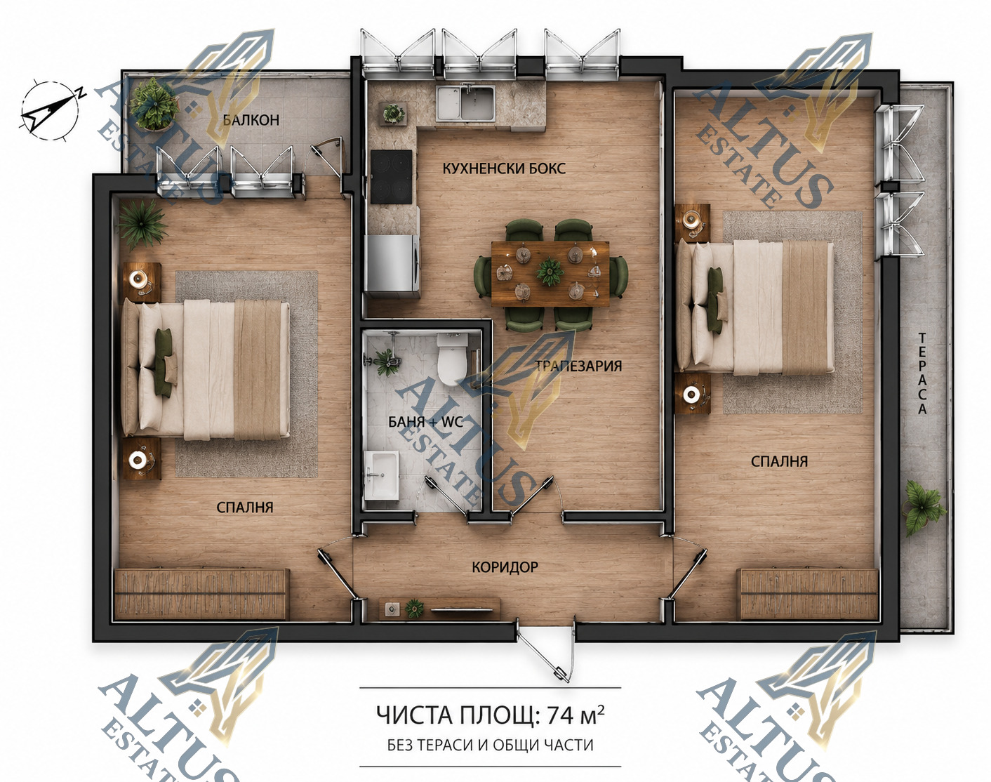 Продава 3-СТАЕН, гр. София, Лагера, снимка 1 - Апартаменти - 54540784