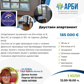 1 makuuhuone Tsentar, Sofia