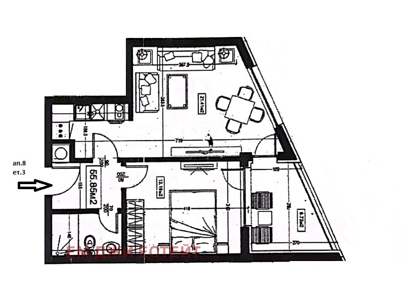 Продава 2-СТАЕН, гр. Царево, област Бургас, снимка 2 - Апартаменти - 53672254
