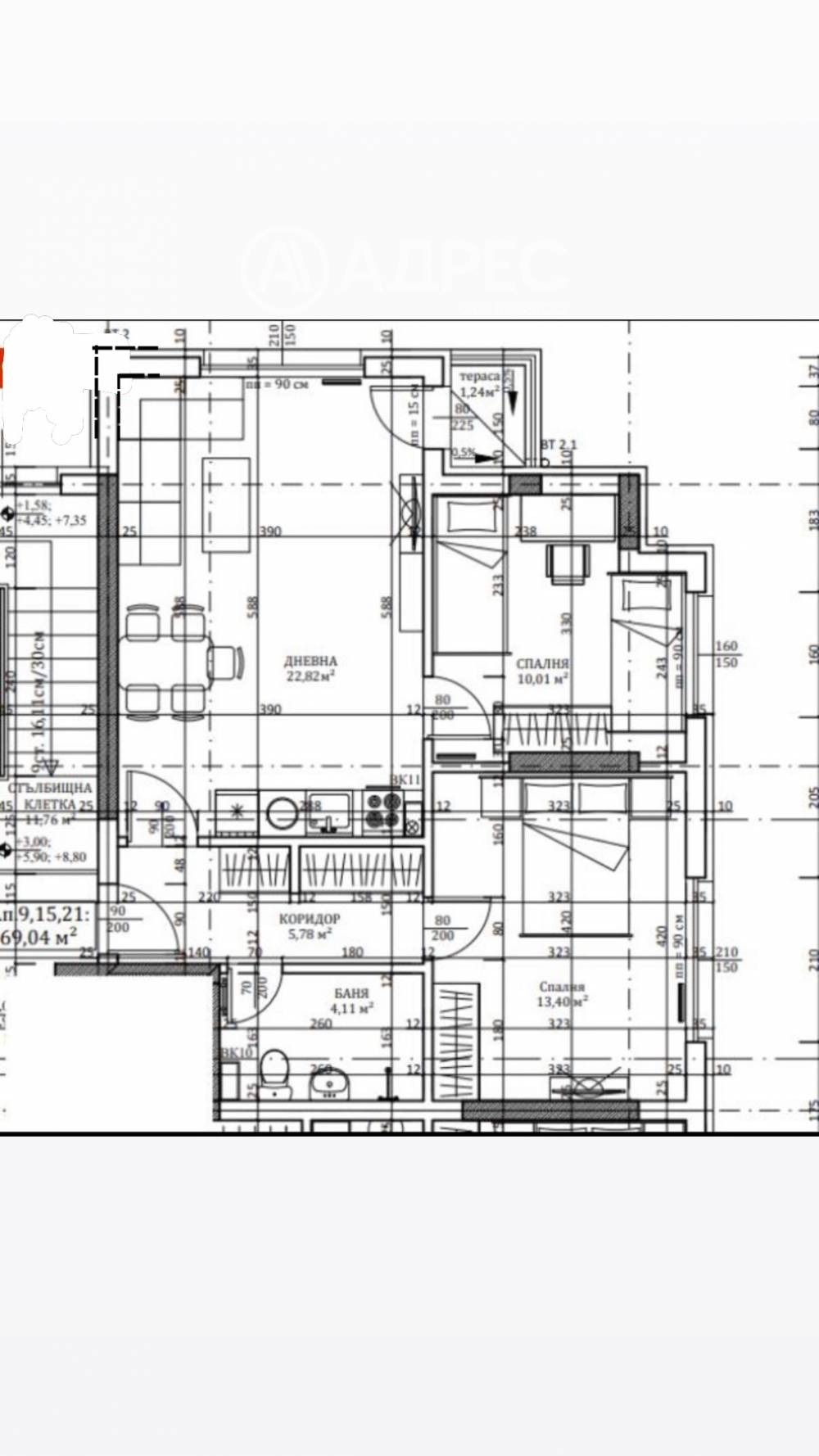 Продава 3-СТАЕН, гр. София, Надежда 4, снимка 2 - Апартаменти - 53946116