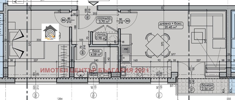 Продава 2-СТАЕН, гр. София, Триъгълника, снимка 2 - Апартаменти - 52562510