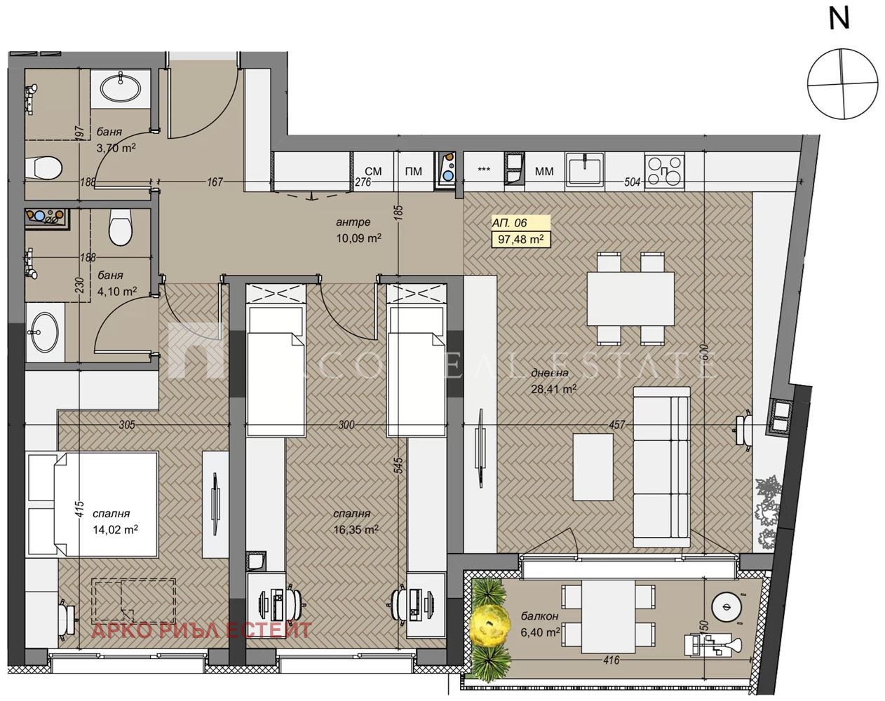 Продава 3-СТАЕН, гр. София, Левски В, снимка 2 - Апартаменти - 53485945