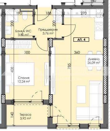 Продава  2-стаен град Пловдив , Тракия , 72 кв.м | 77914761 - изображение [2]