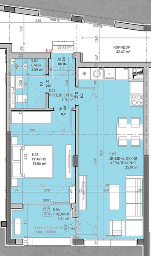 Продава 2-СТАЕН, гр. София, Сухата река, снимка 4 - Aпартаменти - 48356823