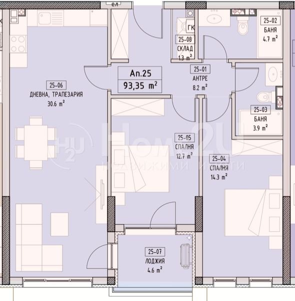 Продава  3-стаен, град София, Малинова долина •  240 944 EUR • ID 72335459 — holmes.bg - [1] 