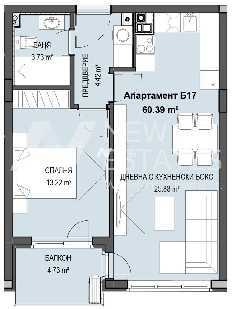 Продава 2-СТАЕН, гр. София, Кръстова вада, снимка 11 - Апартаменти - 55308911