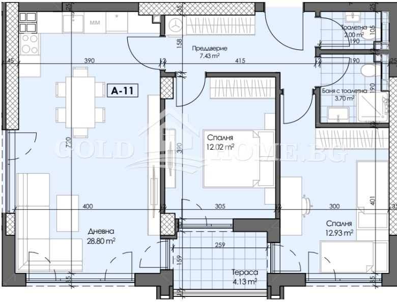 Продава 3-СТАЕН, гр. Пловдив, Гагарин, снимка 8 - Aпартаменти - 49357031