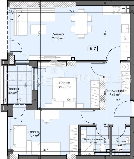 Продава 3-СТАЕН, гр. Пловдив, Гагарин, снимка 4 - Aпартаменти - 49357031