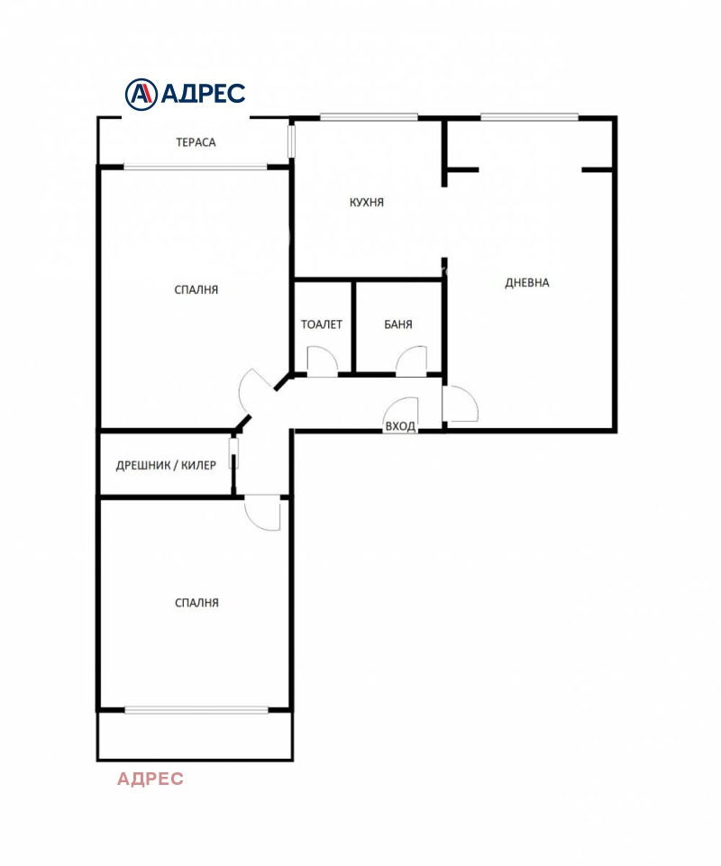 Продава  3-стаен град Варна , Чайка , 67 кв.м | 86496204