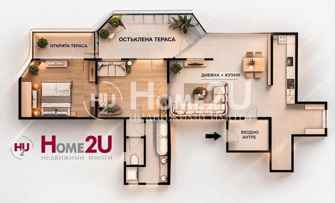 Продава 3-СТАЕН, гр. Пловдив, Гагарин, снимка 16 - Апартаменти - 54150494