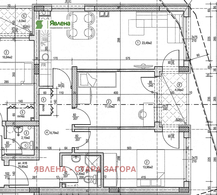 Продава 3-СТАЕН, гр. Стара Загора, Била, снимка 12 - Апартаменти - 54751263