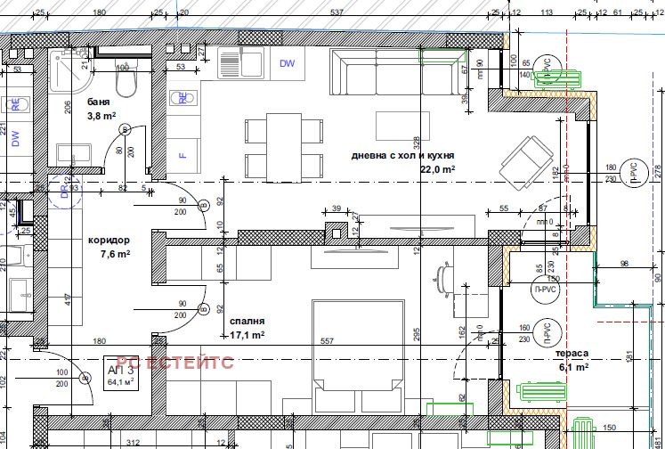 Продава  2-стаен град София , Център , 78 кв.м | 82156190 - изображение [8]