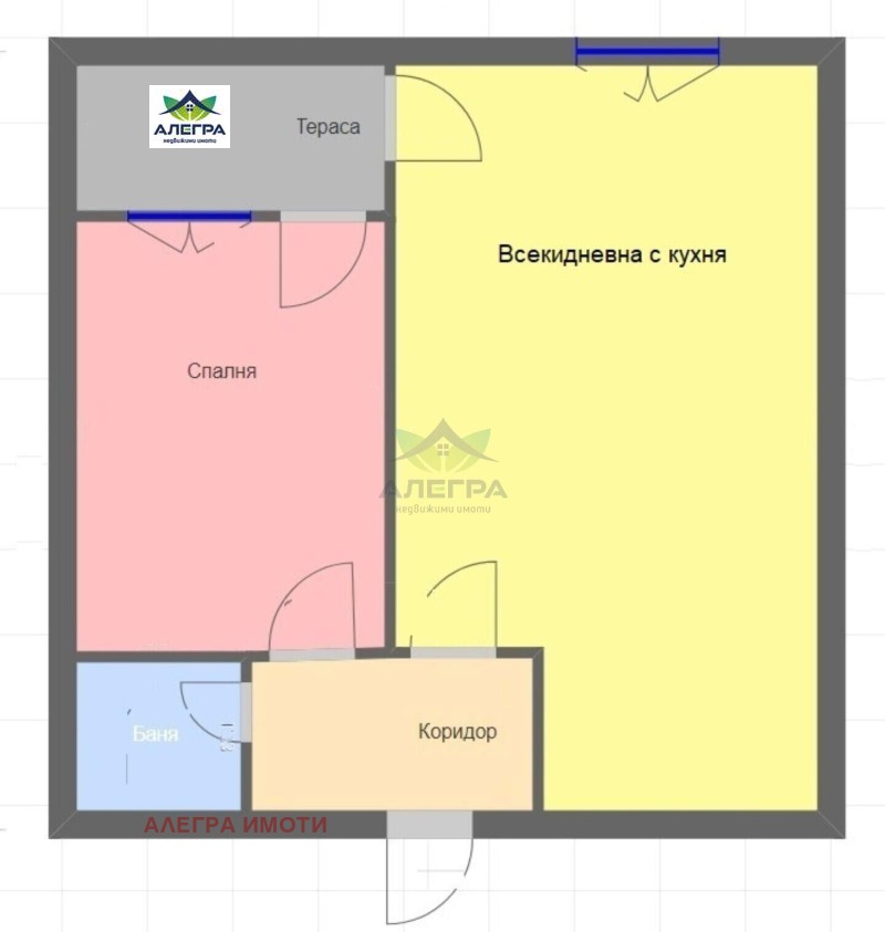 На продаж  1 спальня Пазарджик , Промишлена зона , 66 кв.м | 54362693 - зображення [2]