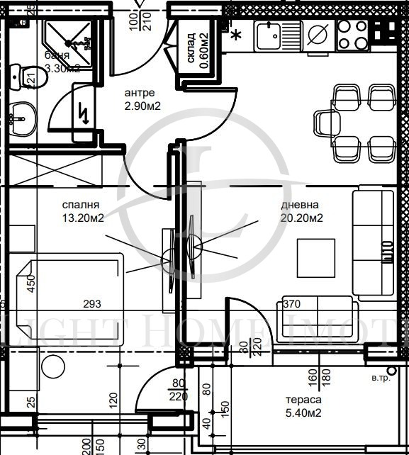 Продава 2-СТАЕН, гр. Пловдив, Беломорски, снимка 5 - Апартаменти - 56304774