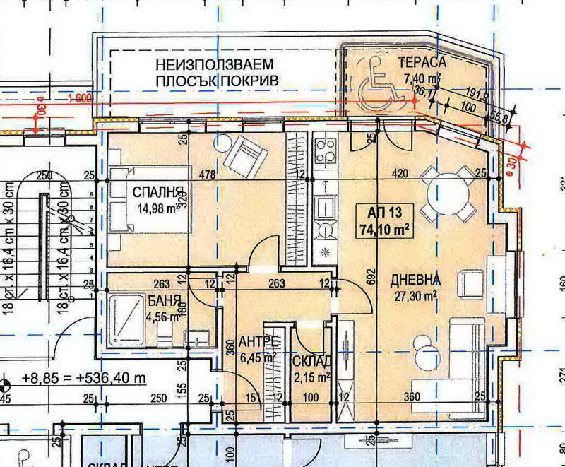 Zu verkaufen  1 Schlafzimmer Sofia , Suhata reka , 87 qm | 40973357 - Bild [2]