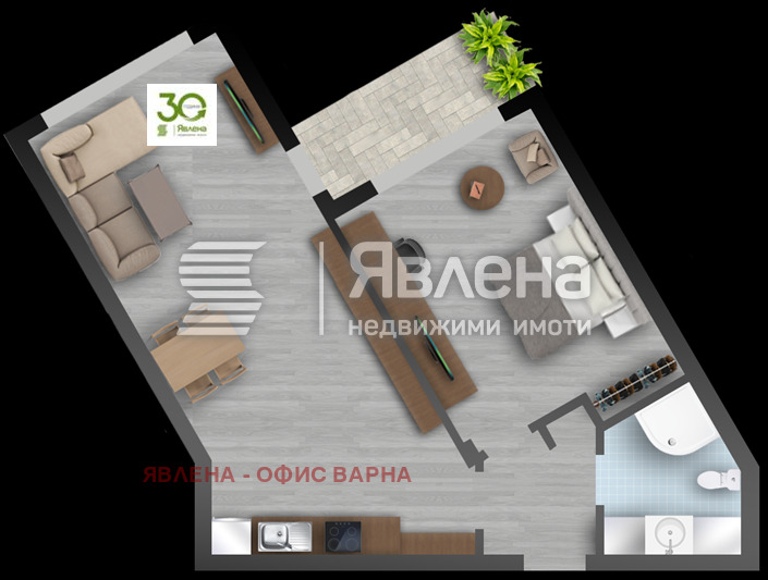 Продава 2-СТАЕН, гр. Варна, к.к. Св.Св. Константин и Елена, снимка 4 - Апартаменти - 53542112