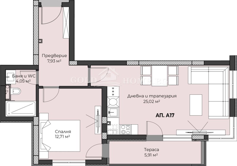 Zu verkaufen  1 Schlafzimmer Plowdiw , Hristo Smirnenski , 56 qm | 87634768 - Bild [8]