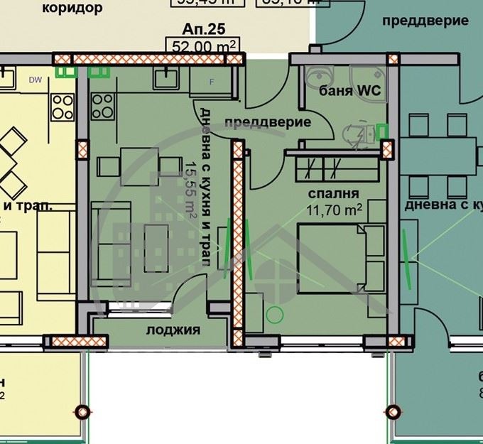 Продава 2-СТАЕН, гр. Бяла, област Варна, снимка 4 - Апартаменти - 54047152