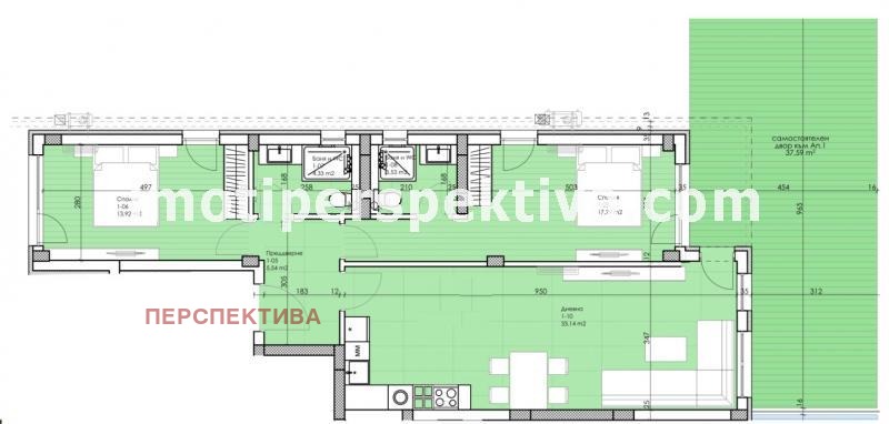 Na sprzedaż  2 sypialnie Plowdiw , Kjuczuk Pariż , 143 mkw | 10626268 - obraz [2]