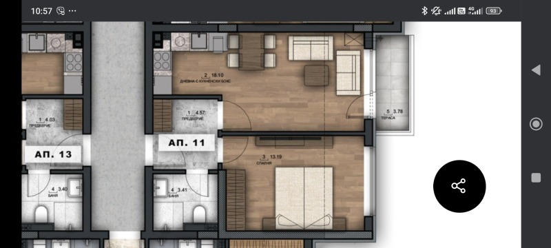 Продава  2-стаен град София , Малинова долина , 65 кв.м | 48957126 - изображение [5]