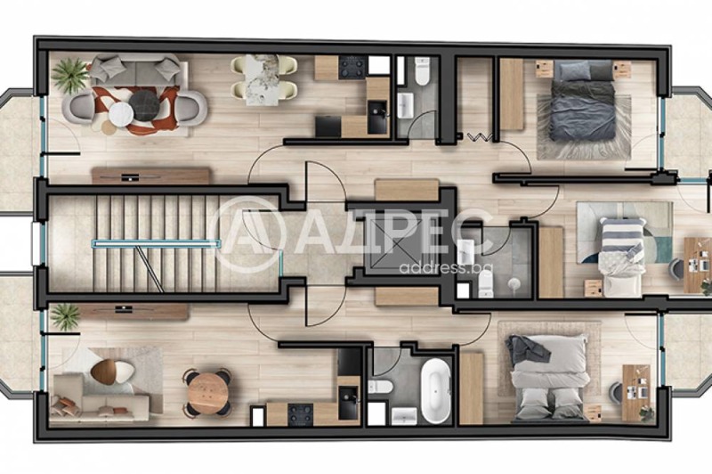 Продава 3-СТАЕН, гр. София, Център, снимка 2 - Апартаменти - 53029894