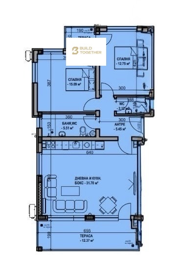 Продава 3-СТАЕН, гр. Пловдив, Беломорски, снимка 5 - Апартаменти - 53870320